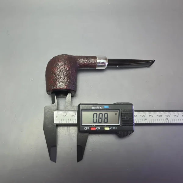 Dunhill 1973 Shell Briar LBS Sandblasted Army Mount Billiard Estate Briar Pipe, English Estates - Image 11