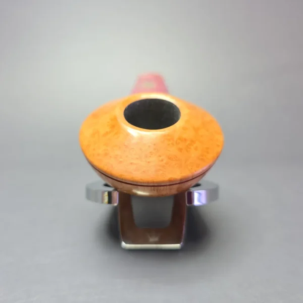 Eclesias Pipes Natural Smooth Eskimo w/ Ebonite Handmade Briar Pipe, New - Image 3