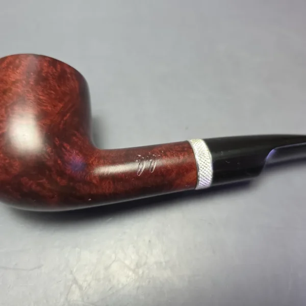 Gigi Fiordo Smooth Pot w/ Silver Estate Briar Pipe, Unsmoked, 9mm - Image 7