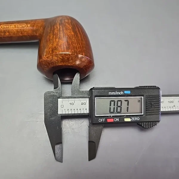 James Upshall A Grade EXL Smooth "Winston" Rhodesian Estate Briar Pipe, Unsmoked - Image 13