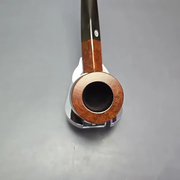 James Upshall A Grade Group 5 Smooth Diamond Shank Pot Estate Briar Pipe, Unsmoked - Image 6