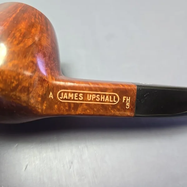 James Upshall A Grade Group 5 Smooth Diamond Shank Pot Estate Briar Pipe, Unsmoked - Image 10