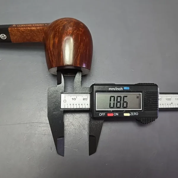 James Upshall A Grade Group 5 Smooth Diamond Shank Pot Estate Briar Pipe, Unsmoked - Image 13