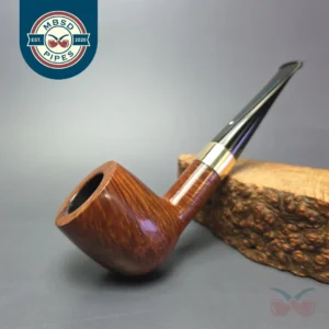 Dunhill 1986 Root Briar 4103 Smooth Billiard w/ 9K Gold Estate Briar Pipe, English Estates