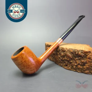Bruno Nuttens Mini Bing B3 Smooth Billiard w/ Copper Briar Pipe, New
