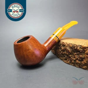 Cesare Barontini Lucca A 01 Smooth Author Estate Briar Pipe, Unsmoked, 9mm