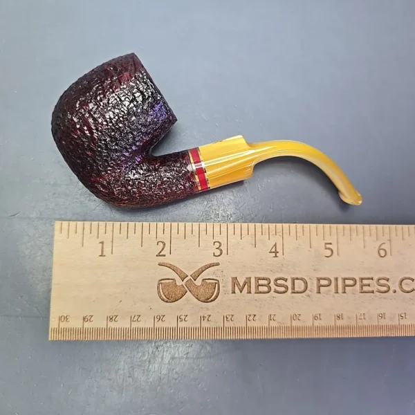 Savinelli 2024 Saint Nicholas 614 Rusticated Oom Paul Estate Briar Pipe, Unsmoked, 6mm - Image 11