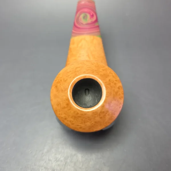 Eclesias Pipes Natural Smooth Eskimo w/ Ebonite Handmade Briar Pipe, New - Image 6