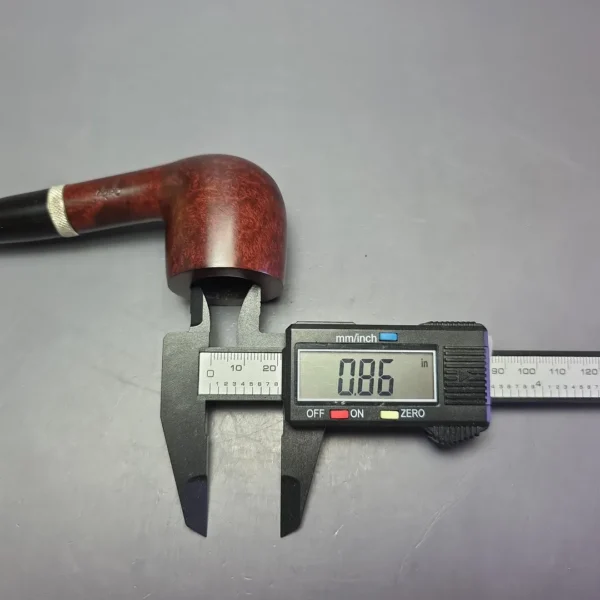 Gigi Fiordo Smooth Pot w/ Silver Estate Briar Pipe, Unsmoked, 9mm - Image 10