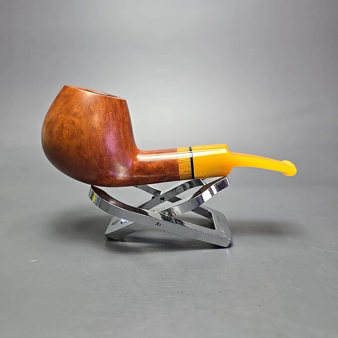 Cesare Barontini Lucca A 01 Smooth Author Estate Briar Pipe, Unsmoked, 9mm - Image 2