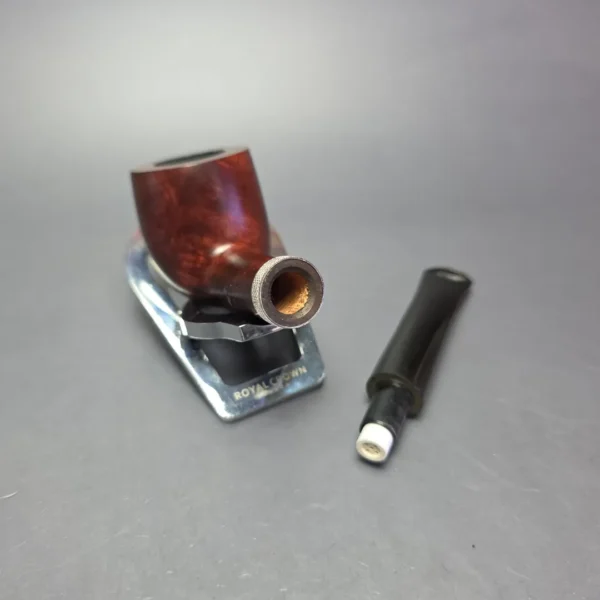 Gigi Fiordo Smooth Pot w/ Silver Estate Briar Pipe, Unsmoked, 9mm - Image 11
