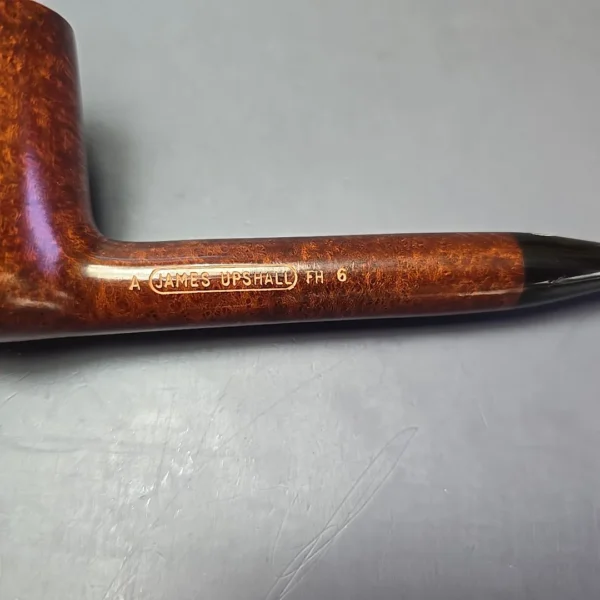 James Upshall A Grade Group 6 Smooth “Newmarket” Stack Estate Briar Pipe, Unsmoked - Image 10