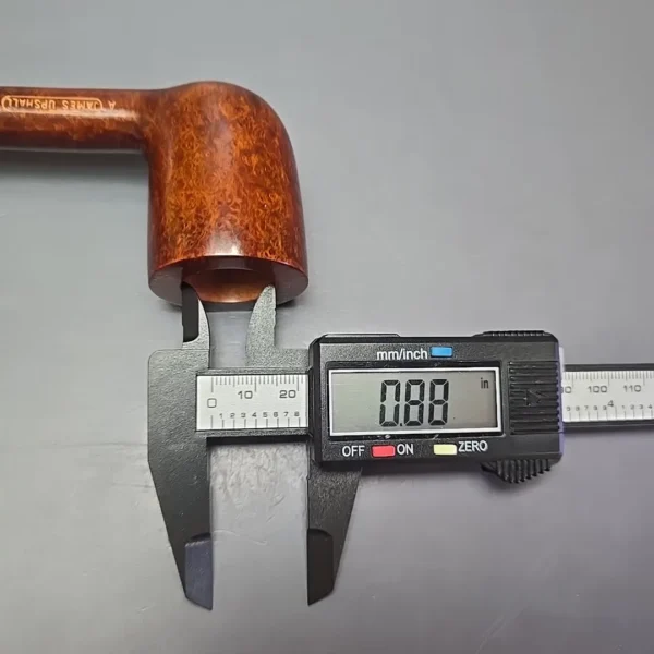 James Upshall A Grade Group 6 Smooth “Newmarket” Stack Estate Briar Pipe, Unsmoked - Image 13