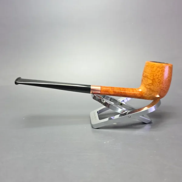 Bruno Nuttens Mini Bing B3 Smooth Billiard w/ Copper Briar Pipe, New - Image 4