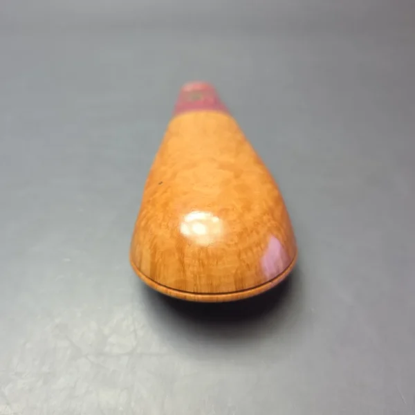 Eclesias Pipes Natural Smooth Eskimo w/ Ebonite Handmade Briar Pipe, New - Image 8
