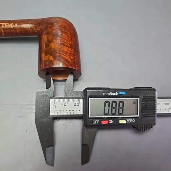 James Upshall A Grade Group 6 Smooth “Newmarket” Stack Estate Briar Pipe, Unsmoked - Image 13