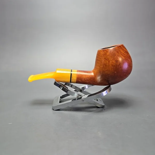 Cesare Barontini Lucca A 01 Smooth Author Estate Briar Pipe, Unsmoked, 9mm - Image 4