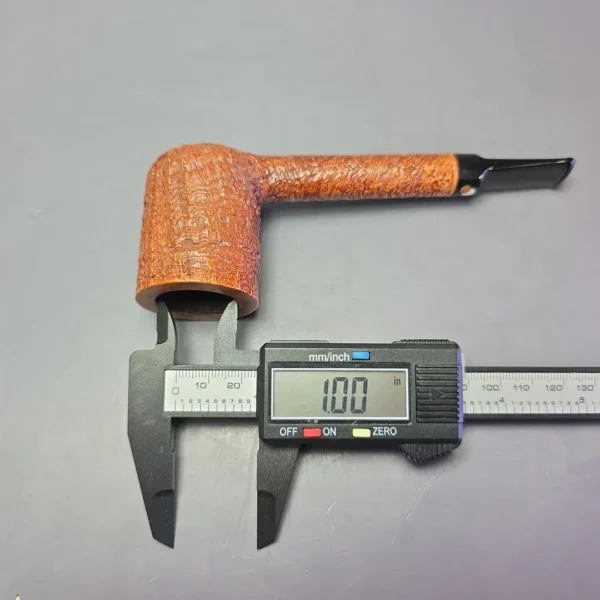Cavicchi Brown Sandblasted Lovat Estate Briar Pipe, Italian Estates - Image 10