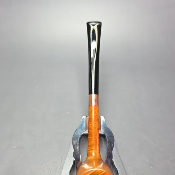 Bruno Nuttens Mini Bing B3 Smooth Billiard w/ Copper Briar Pipe, New - Image 6
