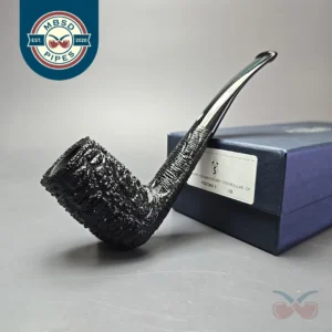 Savinelli 150th Anniversary Capri Root Briar 130 KS Rusticated Stack Briar Pipe, New