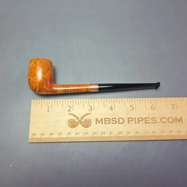 Bruno Nuttens Mini Bing B3 Smooth Billiard w/ Copper Briar Pipe, New - Image 8