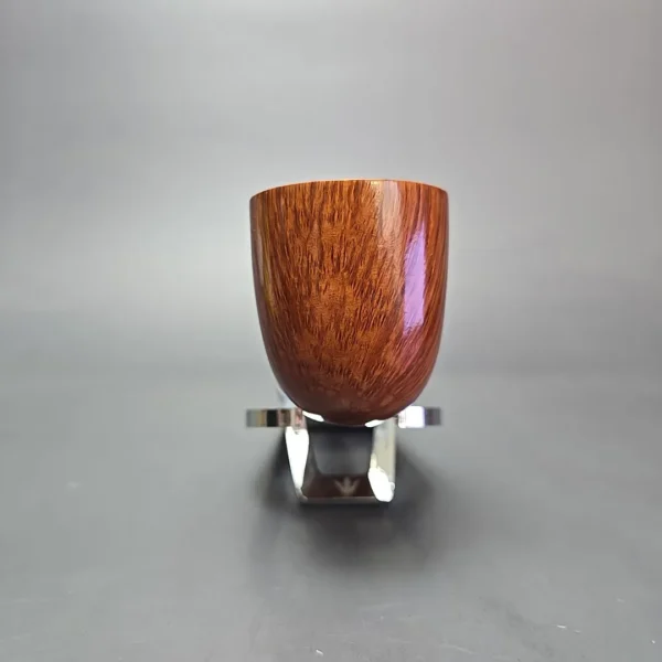 Radice Clear F O Smooth Bent Billiard w/ Olivewood Estate Briar Pipe, Italian Estates - Image 3