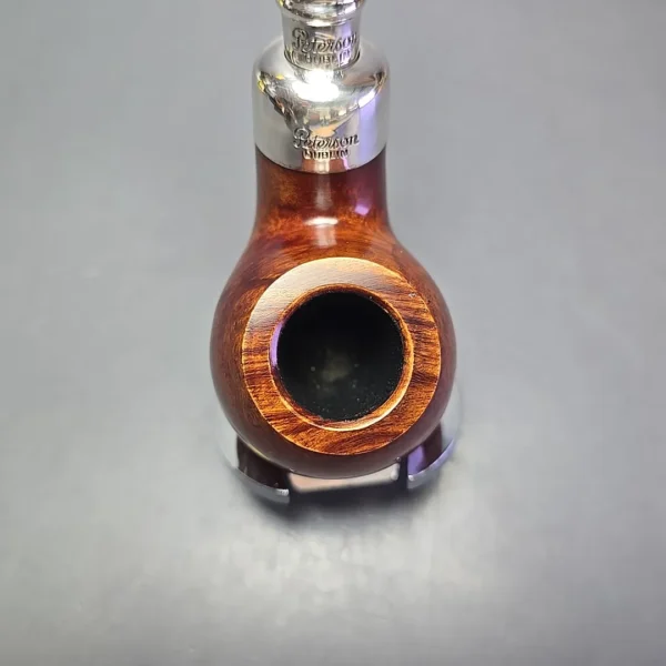 Peterson System Spigot Smooth 302 Apple w/ Silver Briar Pipe, New - Image 6