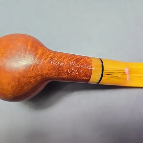 Cesare Barontini Lucca A 01 Smooth Author Estate Briar Pipe, Unsmoked, 9mm - Image 10