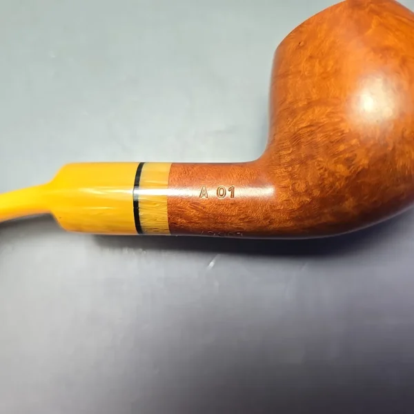 Cesare Barontini Lucca A 01 Smooth Author Estate Briar Pipe, Unsmoked, 9mm - Image 11