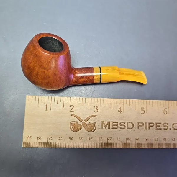 Cesare Barontini Lucca A 01 Smooth Author Estate Briar Pipe, Unsmoked, 9mm - Image 12