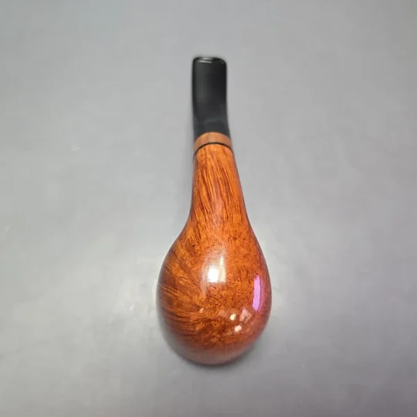 Radice Clear F O Smooth Bent Billiard w/ Olivewood Estate Briar Pipe, Italian Estates - Image 9