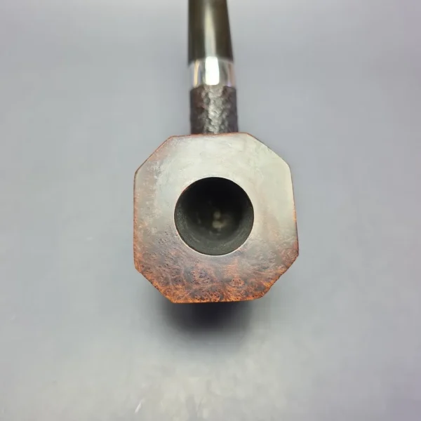 Ferndown Bark 4 Star XL Partially Rusticated Panel Dublin Estate Briar Pipe, English Estates - Image 7