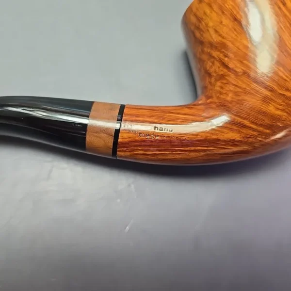 Radice Clear F O Smooth Bent Billiard w/ Olivewood Estate Briar Pipe, Italian Estates - Image 11