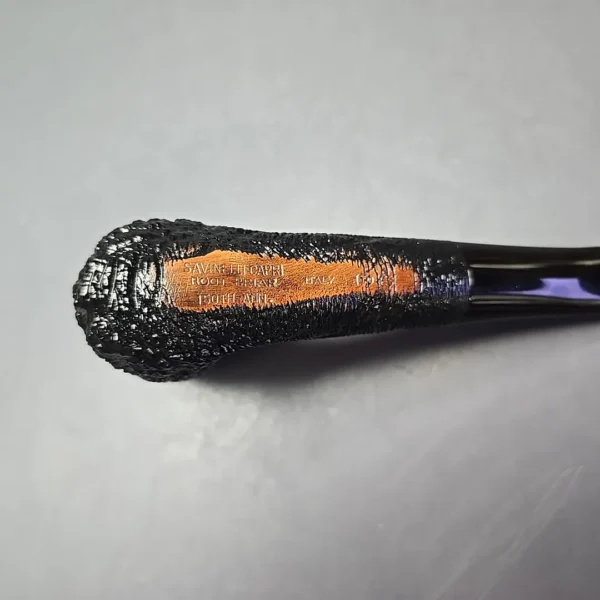 Savinelli 150th Anniversary Capri Root Briar 130 KS Rusticated Stack Briar Pipe, New - Image 10