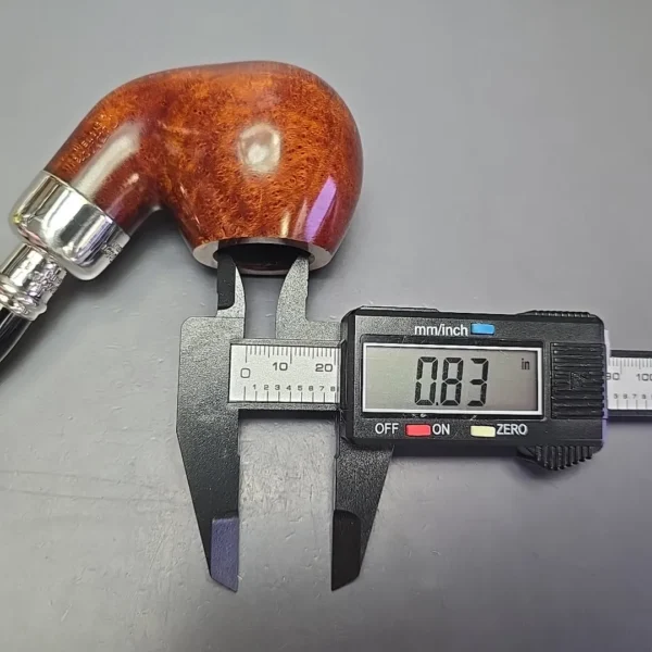 Peterson System Spigot Smooth 302 Apple w/ Silver Briar Pipe, New - Image 13