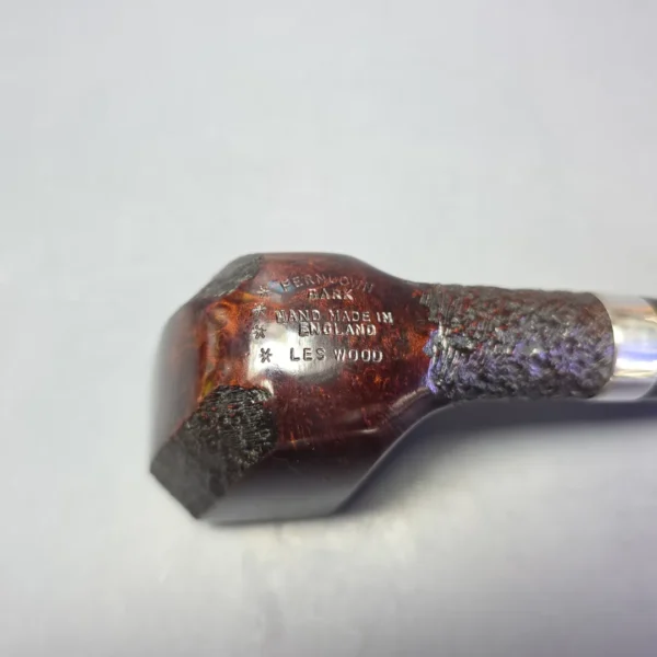 Ferndown Bark 4 Star XL Partially Rusticated Panel Dublin Estate Briar Pipe, English Estates - Image 10