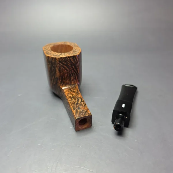 Castello 2018 Collection 3K Smooth Panel Sitter Estate Briar Pipe, Unsmoked - Image 14