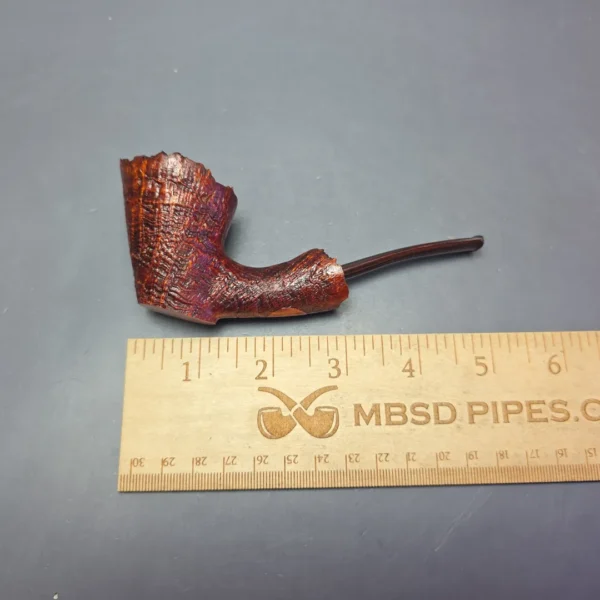 Smith House Sandblasted Dublin Sitter Handmade Briar Pipe, New - Image 9
