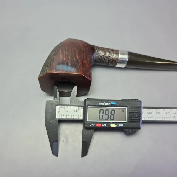 Ferndown Bark 4 Star XL Partially Rusticated Panel Dublin Estate Briar Pipe, English Estates - Image 12