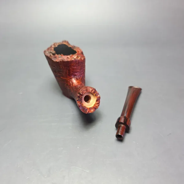 Smith House Sandblasted Dublin Sitter Handmade Briar Pipe, New - Image 11