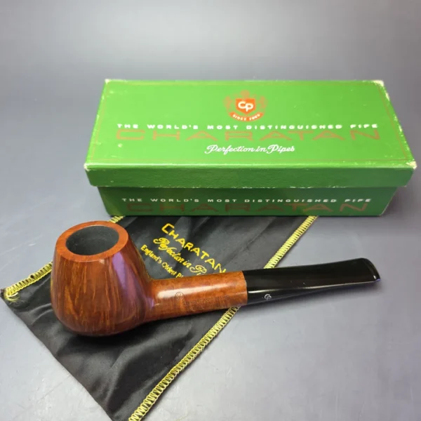 Charatan's Make Reuben Era (c. 1958-60) Executive Extra Large Smooth Brandy Estate Briar Pipe, Unsmoked - Image 4