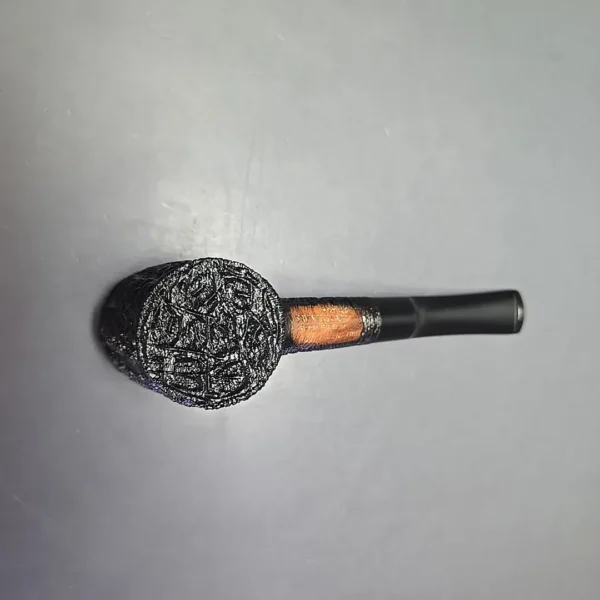 Savinelli 150th Anniversary Capri Root Briar 310 KS Rusticated Poker Briar Pipe, New - Image 9