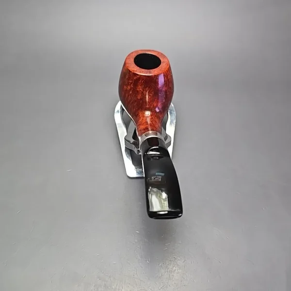Design Berlin Potsdam 40 Smooth Brandy w/ Silver Estate Briar Pipe, Unsmoked, 9mm - Image 5