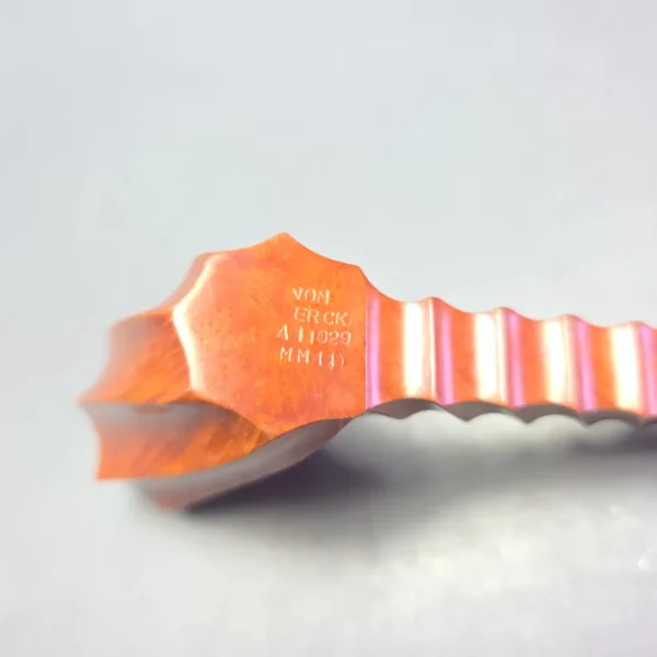 Lee Von Erck 2011 A Grade XL Smooth Spiral Panel Estate Briar Pipe, American Estates - Image 9