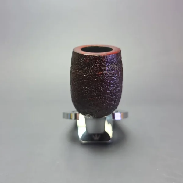 Smith House Partially Sandblasted Billiard w/ Boxwood Handmade Briar Pipe, New - Image 3