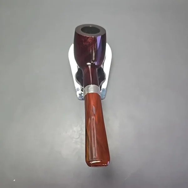 Peterson Irish Harp 106 Smooth Billiard w/ Silver Briar Pipe, New - Image 5
