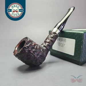 Peterson Cobble 107 Rusticated & Sandblasted Billiard Briar Pipe, New