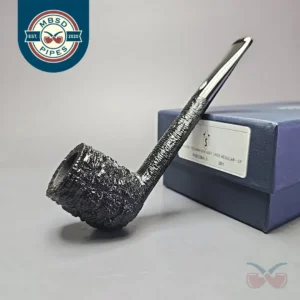 Savinelli 150th Anniversary Capri Root Briar 801 Rusticated Canadian Briar Pipe, New