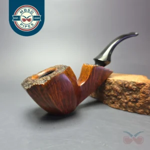 Bari Wiking XL Smooth Panel Freehand Estate Briar Pipe, Danish Estates