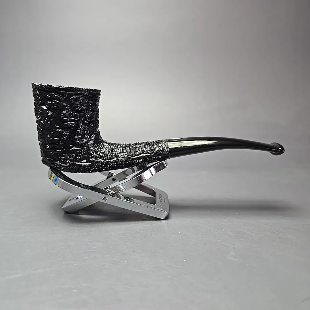 Savinelli 150th Anniversary Capri Root Briar 440 KS Rusticated Oval Shank Dublin Briar Pipe, New - Image 2